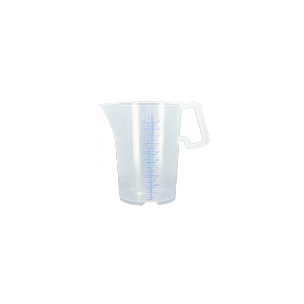 Pot gradué en plastique avec poignée de 2litres Pot gradué en plastique avec poignée de 2litres
