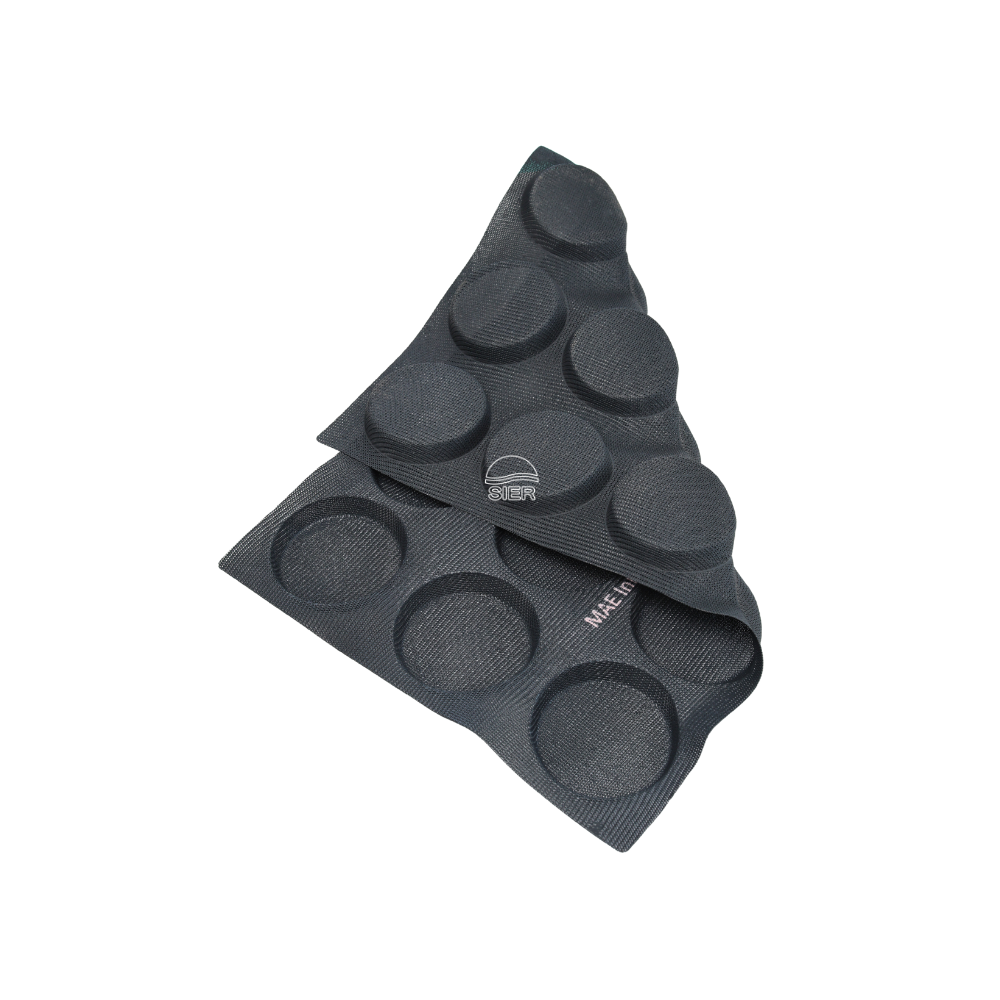 Toile de cuisson fibermae 15 hamburgers diamètre 104 hauteur 20mm