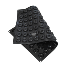 Moule silicone  mini savarins 77 empreintes diamètre 41 hauteur 12mm 12ml plaque 60x40cm