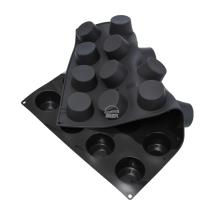 Moule silicone 24 muffins diamètre 69 hauteur 39mm plaque 60x40