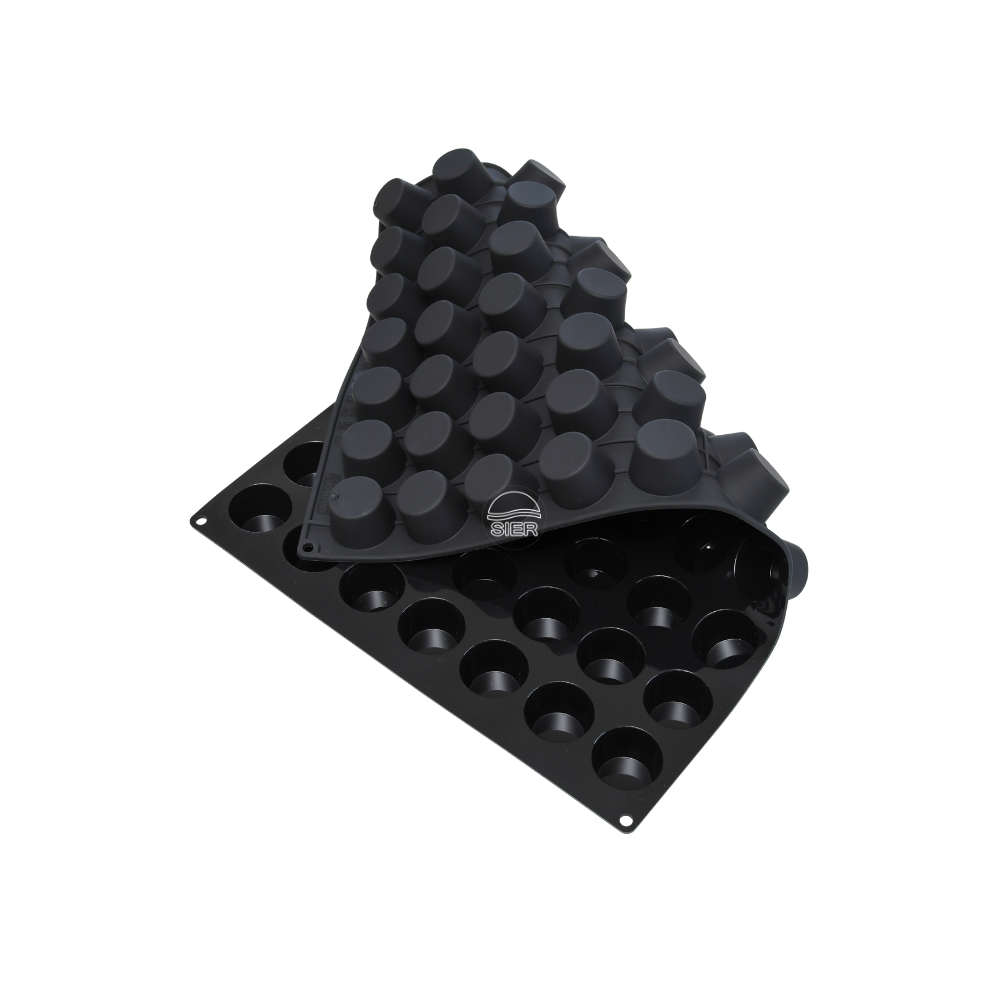 Moule silicone 70 mini muffins diamètre 45 hauteur 30mm  plaque 60x40