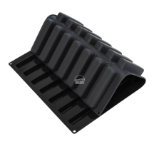 Moule silicone 28 stripes éclairs dimension 130x28 hauteur 28mm plaque 60x40