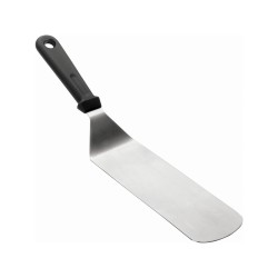 Pelle coudée lisse en inox 215x75mm
