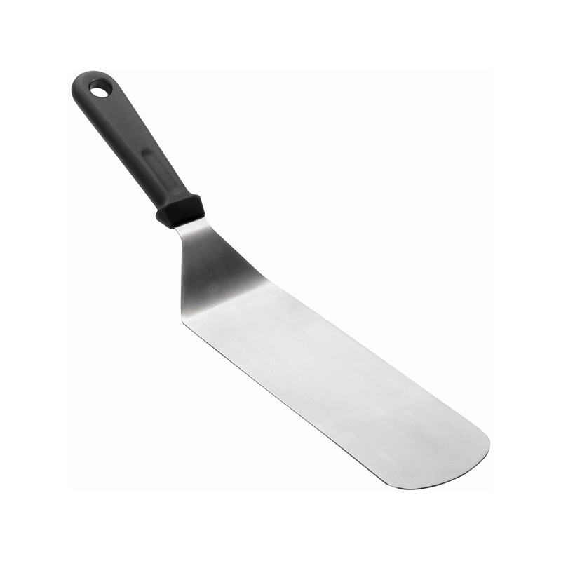Pelle coudée lisse en inox 215x75mm Pelle coudée lisse en inox 215x75mm