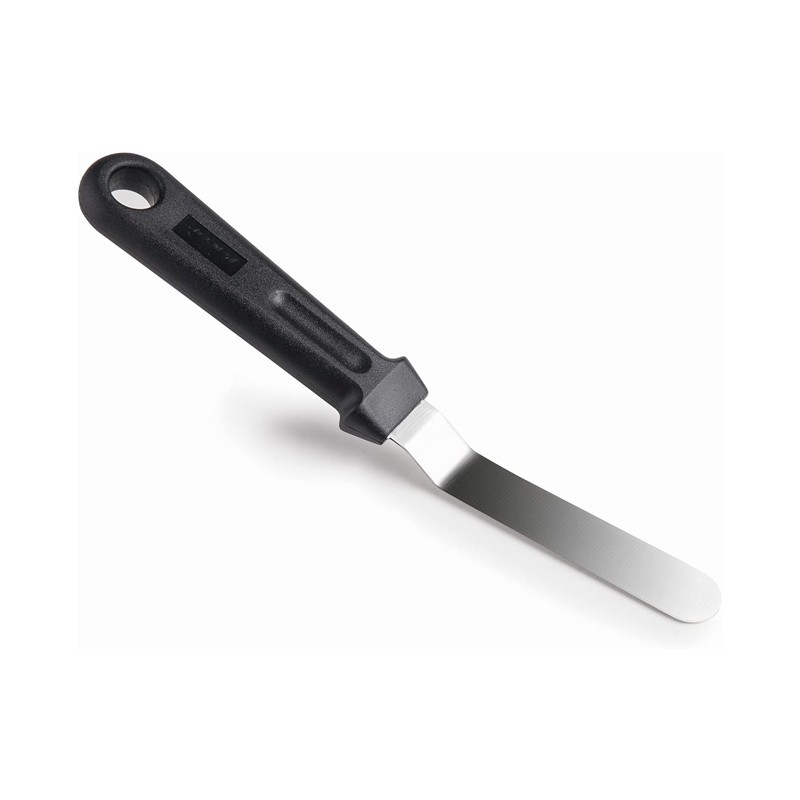 Mini spatule coude en inox 2x9cm Mini spatule coude en inox 2x9cm