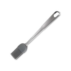 Pinceau de cuisine embout en silicone manche en inox 18/10 Longueur 24cm