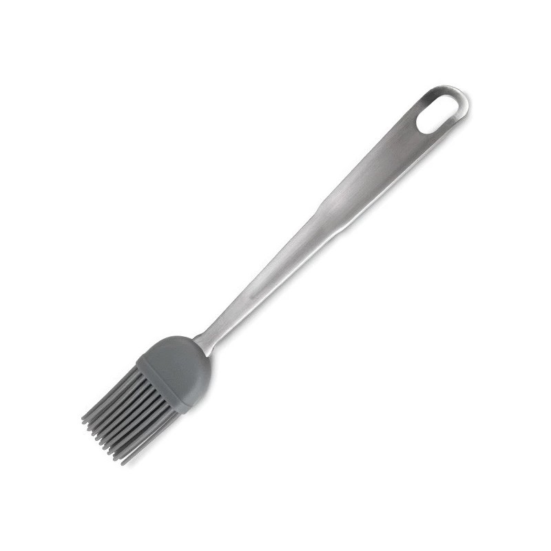Pinceau de cuisine embout en silicone manche en inox 18/10 Longueur 24cm Pinceau de cuisine embout en silicone manche en inox 18/10 Longueur 24cm