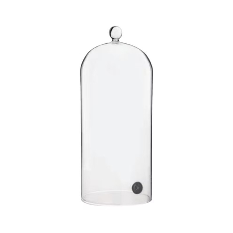 Cloche à fumer en verre pour cocktails Diamètre 12.5cm Hauteur 26.5cm Cloche à fumer en verre pour cocktails Diamètre 12.5cm Hauteur 26.5cm