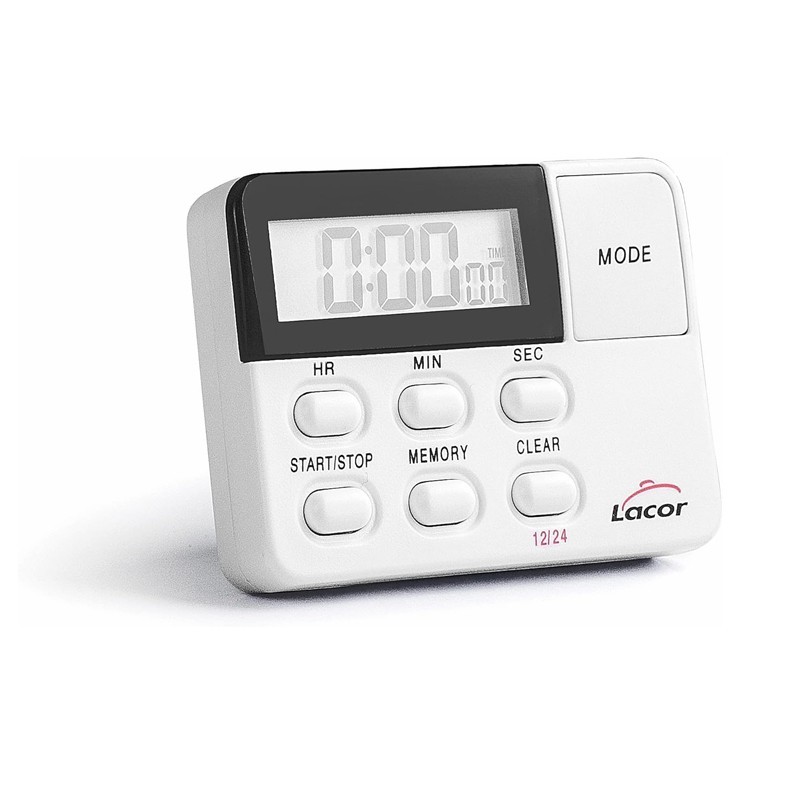 Minuterie de cuisine avec alarme 7x1,4x5,1cm Minuterie de cuisine avec alarme 7x1,4x5,1cm