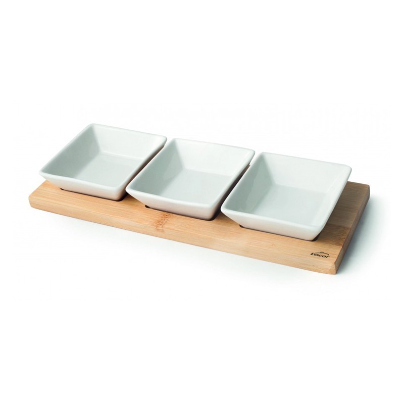 Plateau avec 3 bols Basic