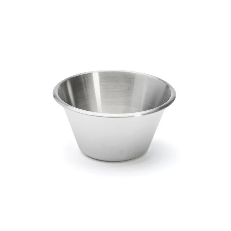 Bassine conique à fond plat en inox Diamètre 16cm 1 litre Bassine conique à fond plat en inox Diamètre 16cm 1 litre