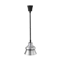 Lampe de chauffage infrarouge gris câble extensible de 30 à 110cm 275 watts