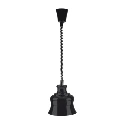 Lampe de chauffage infrarouge câble extérieur noir 275 watts
