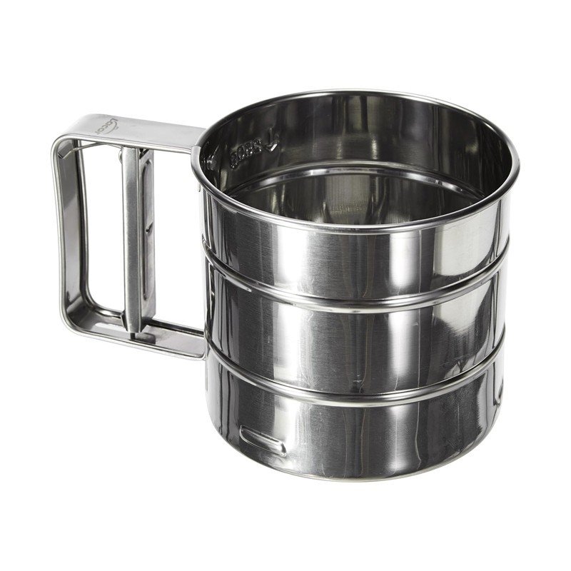 Tamis automatic en inox Diamètre 10cm 0,35kg Tamis automatic en inox Diamètre 10cm 0,35kg