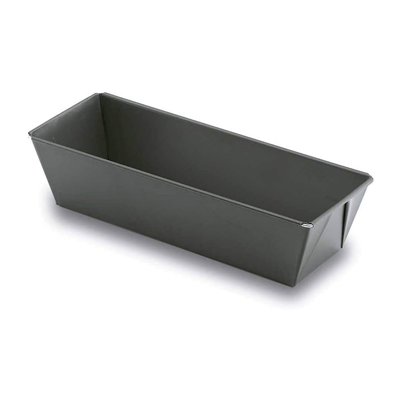 Moule à cake en tôle anti-adhérent 25x12 Hauteur 8,5cm 1,7L Moule à cake en tôle anti-adhérent 25x12 Hauteur 8,5cm 1,7L