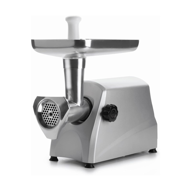 Hachoir à viande 120kg/h inclut 3 disques perforés Diamètre 3-5-8 et 3 accessoires de charcuteries/550 watts 220v/dim 41x19.5x35 Hachoir à viande 120kg/h inclut 3 disques perforés Diamètre 3-5-8 et 3 accessoires de charcuteries/550 watts 220v/dim 41x19.5x35