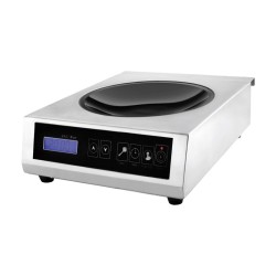 Plaque à induction wok professionnelle 60°-240° 3500 watts 340x445x125mm