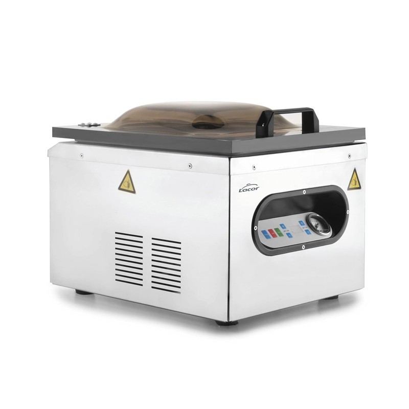 Machine sous vide àcloche 630 watts 0,9 bar 5m cube/h 420x360x365mm Machine sous vide àcloche 630 watts 0,9 bar 5m cube/h 420x360x365mm