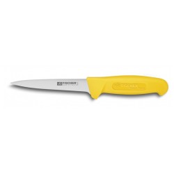 Couteau desosseur inox manche jaune 14cm