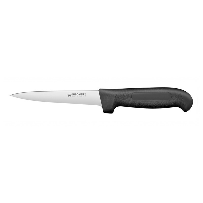 Couteau desosseur inox manche noir 17cm