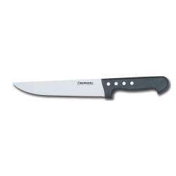 Couteau boucher inox 4 rivets manche noire 23cm