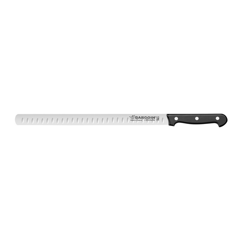 Couteau jambon alveole inox 33cm Couteau jambon alveole inox 33cm