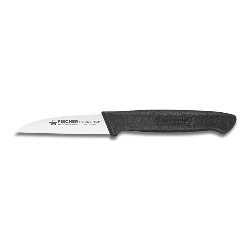 Couteau bec d'oiseau manche noire 8cm Couteau bec d'oiseau manche noire 8cm