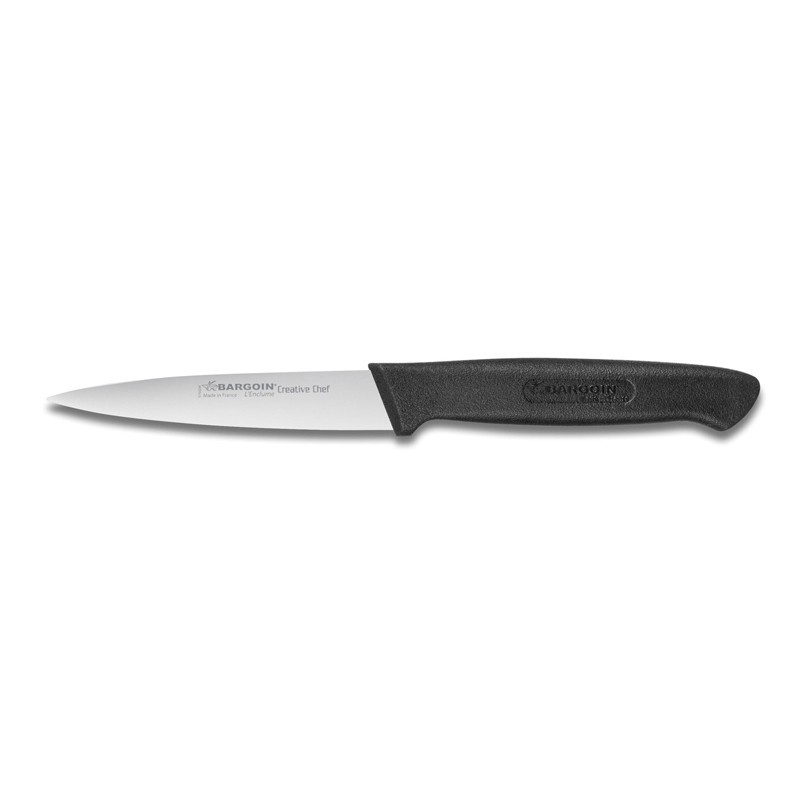 Couteau office manche noire 10cm Couteau office manche noire 10cm