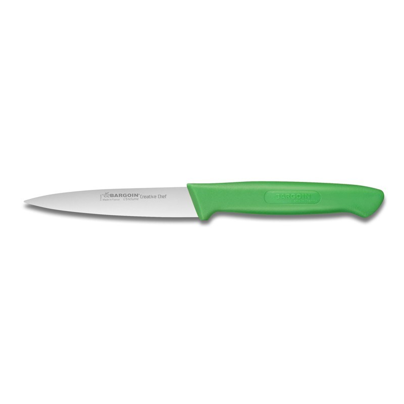 Couteau office manche verte 10cm Couteau office manche verte 10cm