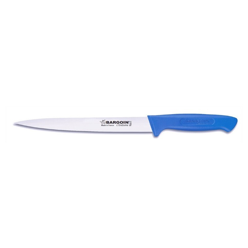 Couteau filet de sole inox manche bleue 20cm Couteau filet de sole inox manche bleue 20cm