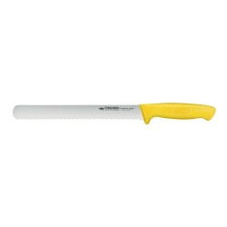 Couteaux génoise surmoule 28cm manche jaune
