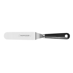 Spatule coudée inox avec virole 15cm