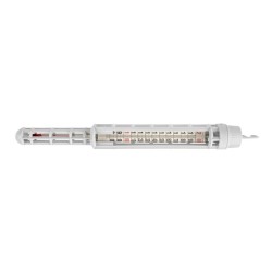 Thermomètre confiseur gaine nylon+80° +200°