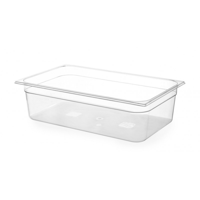 Bac en polycarbonate GN1/1 Hauteur 100mm Bac en polycarbonate GN1/1 Hauteur 100mm