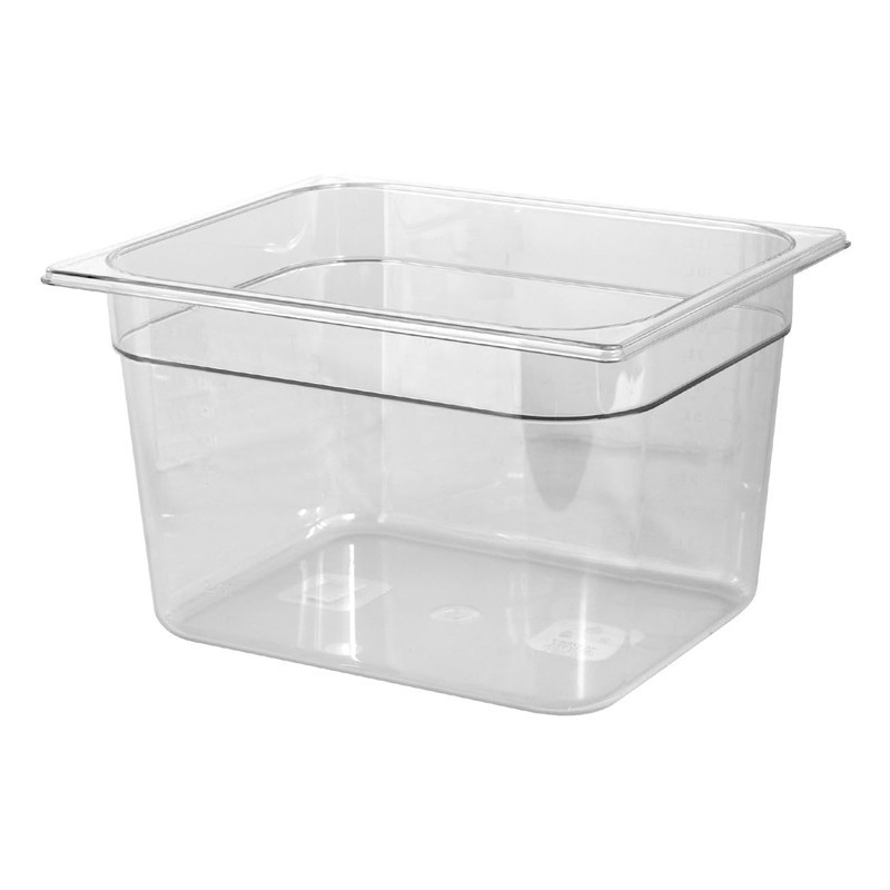 Bac en polycarbonate GN1/2 Hauteur 200mm Bac en polycarbonate GN1/2 Hauteur 200mm