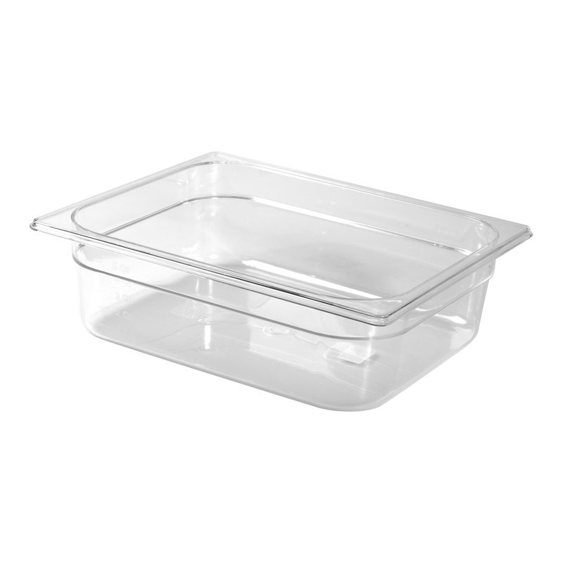 Bac en polycarbonate GN1/2 Hauteur 65mm Bac en polycarbonate GN1/2 Hauteur 65mm