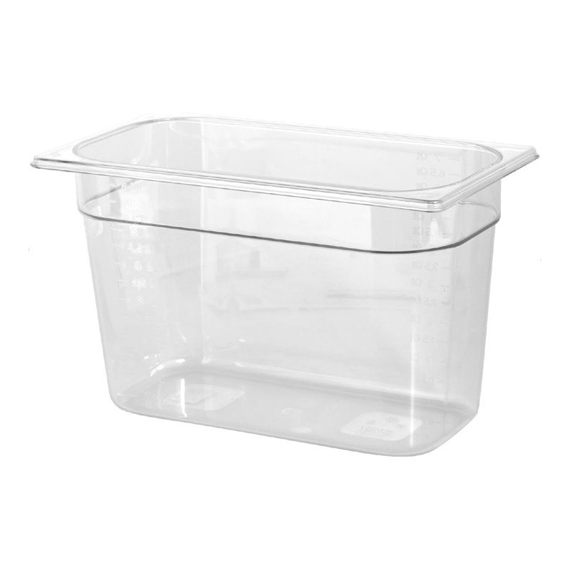 Bac en polycarbonate GN1/3 Hauteur 200mm Bac en polycarbonate GN1/3 Hauteur 200mm