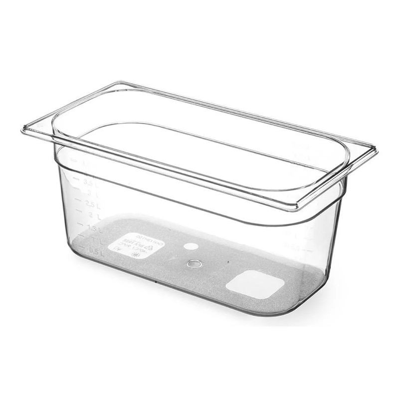 Bac en polycarbonate GN1/4 Hauteur 100mm Bac en polycarbonate GN1/4 Hauteur 100mm