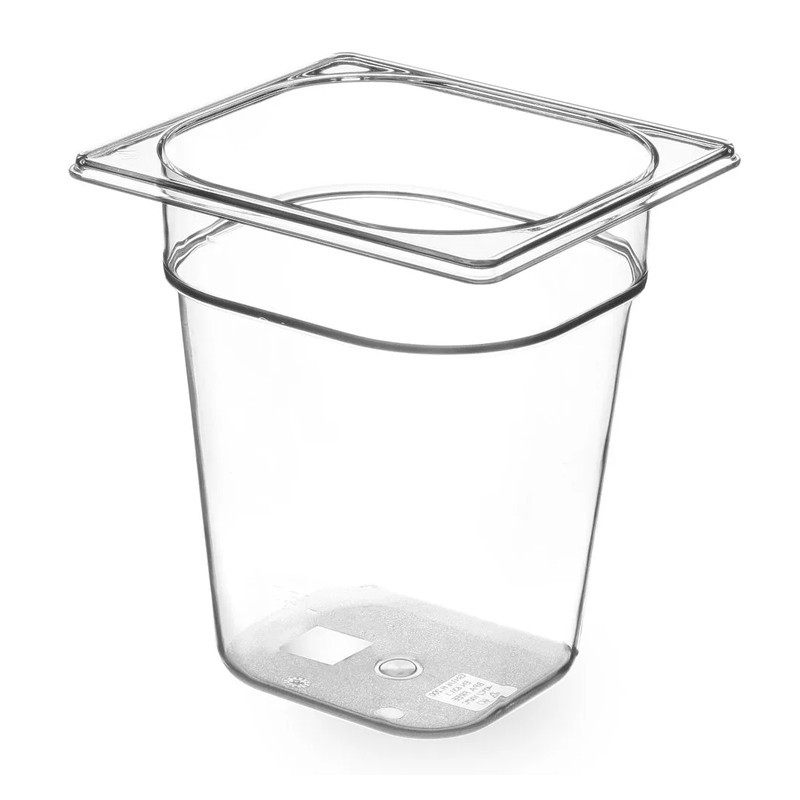 Bac en polycarbonate GN1/6 Hauteur 200mm Bac en polycarbonate GN1/6 Hauteur 200mm