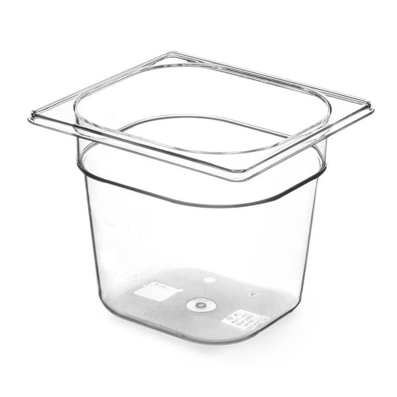 Bac en polycarbonate GN1/6 Hauteur 150mm Bac en polycarbonate GN1/6 Hauteur 150mm