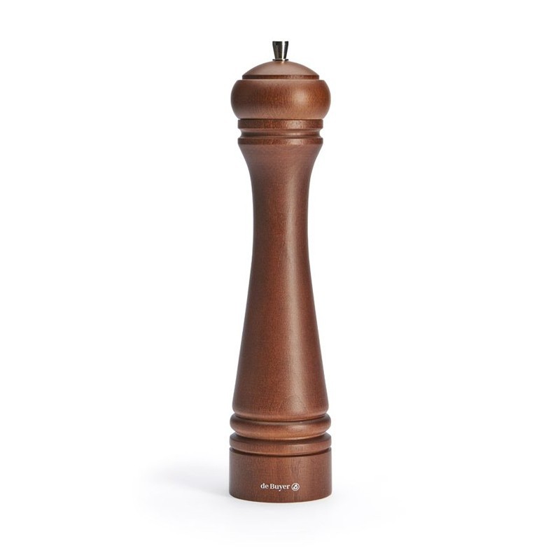 Moulin à sel "java" en bois fonce Longueur 30cm Moulin à sel "java" en bois fonce Longueur 30cm