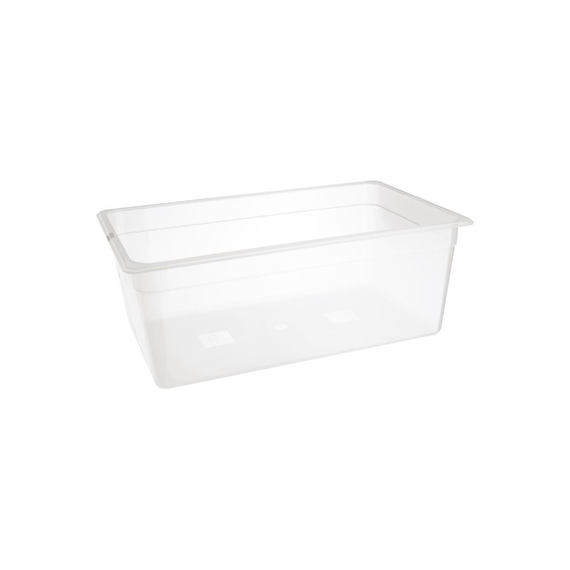 Bac en polypropylène GN1/1 Hauteur 200mm 26.4l -40°+80°c Bac en polypropylène GN1/1 Hauteur 200mm 26.4l -40°+80°c