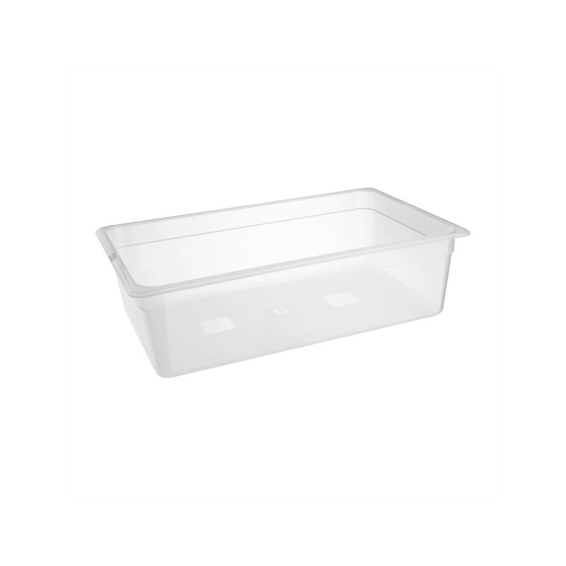 Bac en polypropylène GN1/1 Hauteur 150 20lmm -40°+80°c Bac en polypropylène GN1/1 Hauteur 150 20lmm -40°+80°c