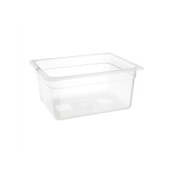 Bac en polypropylène GN1/2 Hauteur 150mm 9l -40°+80°c