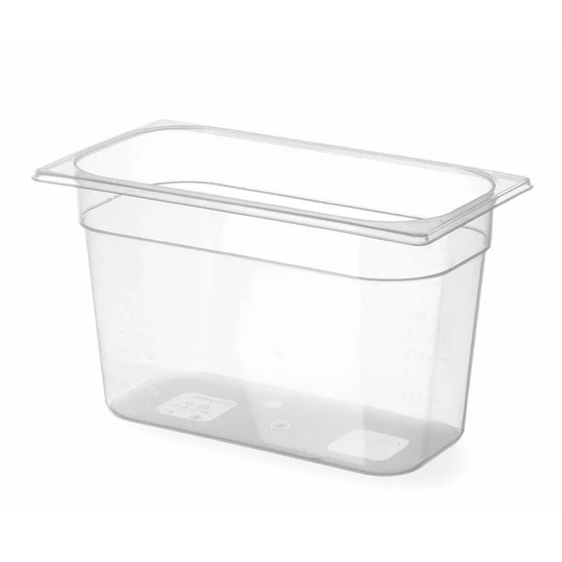 Bac en polypropylène GN1/3 Hauteur 200mm 7.1l -40°+80°c Bac en polypropylène GN1/3 Hauteur 200mm 7.1l -40°+80°c