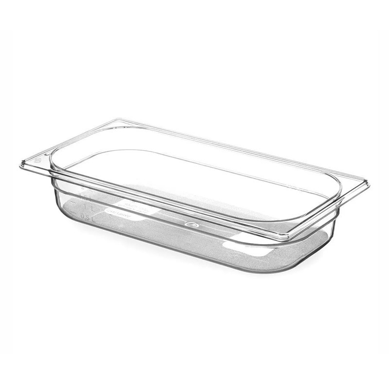 Bac en polypropylène GN1/3 Hauteur 65mm 2.5 litres -40°+80°c Bac en polypropylène GN1/3 Hauteur 65mm 2.5 litres -40°+80°c