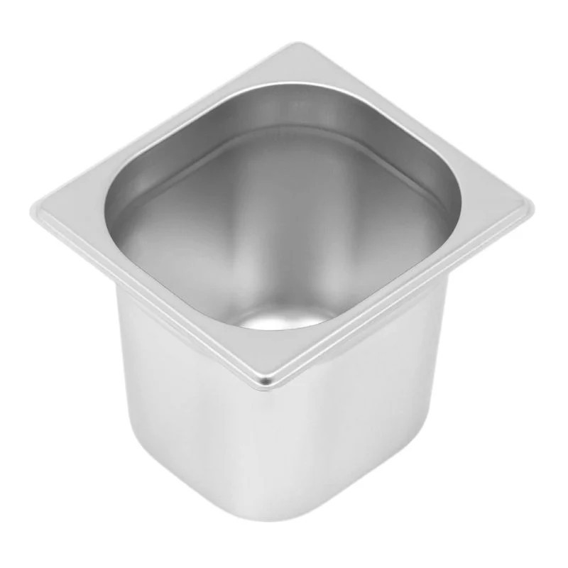 Bac en inox GN1/6 Hauteur 150mm Bac en inox GN1/6 Hauteur 150mm