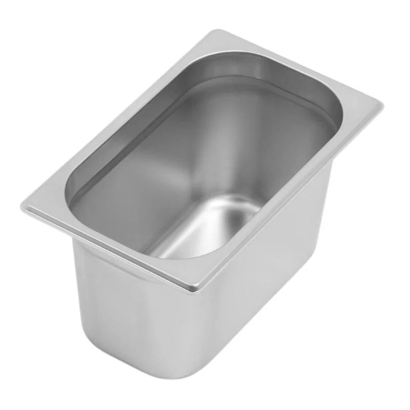 Bac en inox GN1/4 Hauteur 150mm 4 litres Bac en inox GN1/4 Hauteur 150mm 4 litres