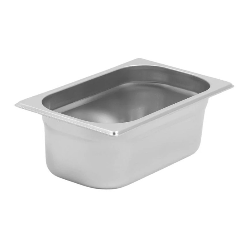Bac en inox GN1/4 Hauteur 100mm 2,5 litres Bac en inox GN1/4 Hauteur 100mm 2,5 litres