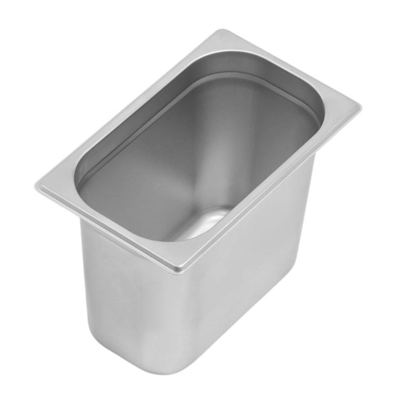 Bac en inox GN1/4 Hauteur 200mm 5 litres Bac en inox GN1/4 Hauteur 200mm 5 litres